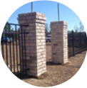 BRICK COLUMNS