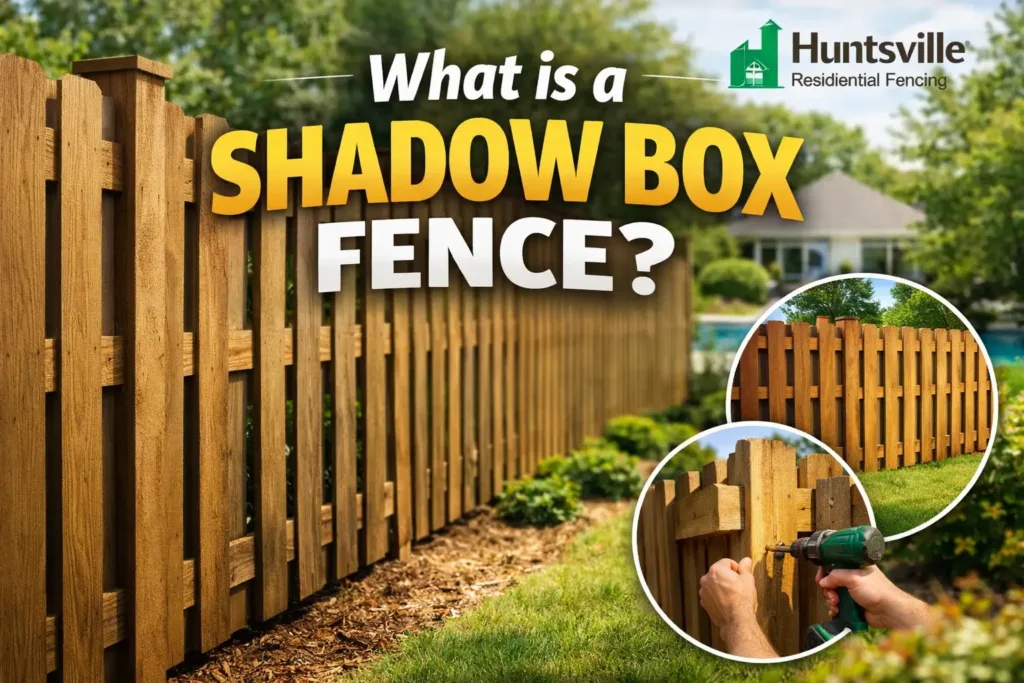 what is a shadow box fence