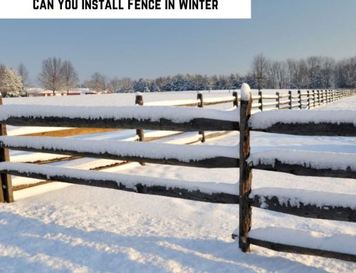 Can You Install Fence In Winter?
