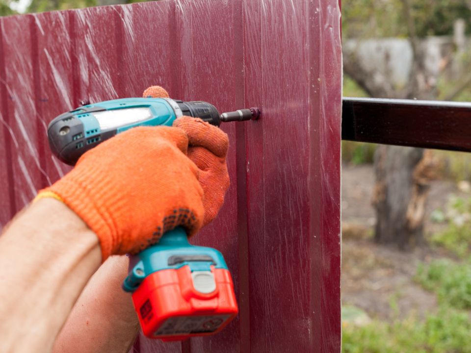Installing a fence