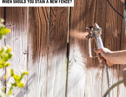 When Should You Stain A New Fence?