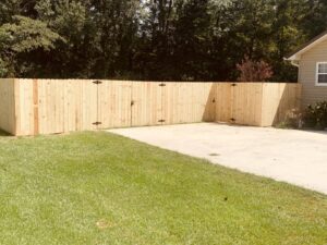 wood fence