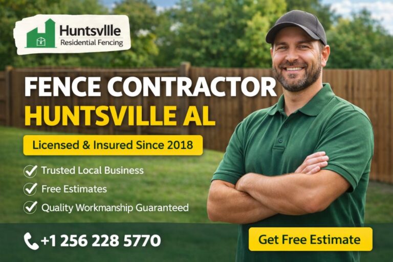 fence contractor huntsville al