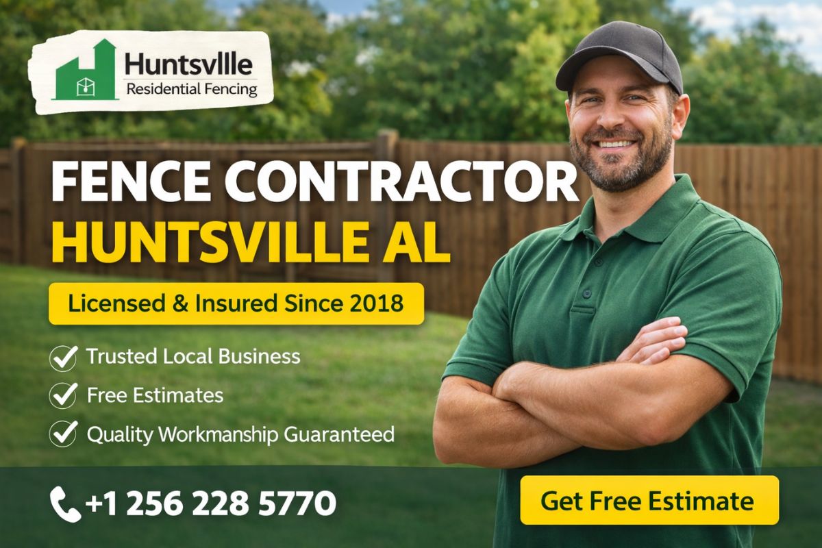 fence contractor huntsville al