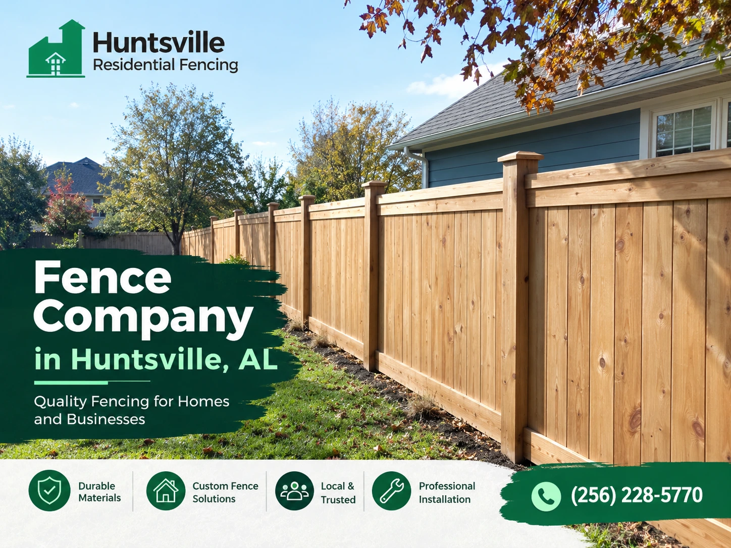 fence company huntsville al