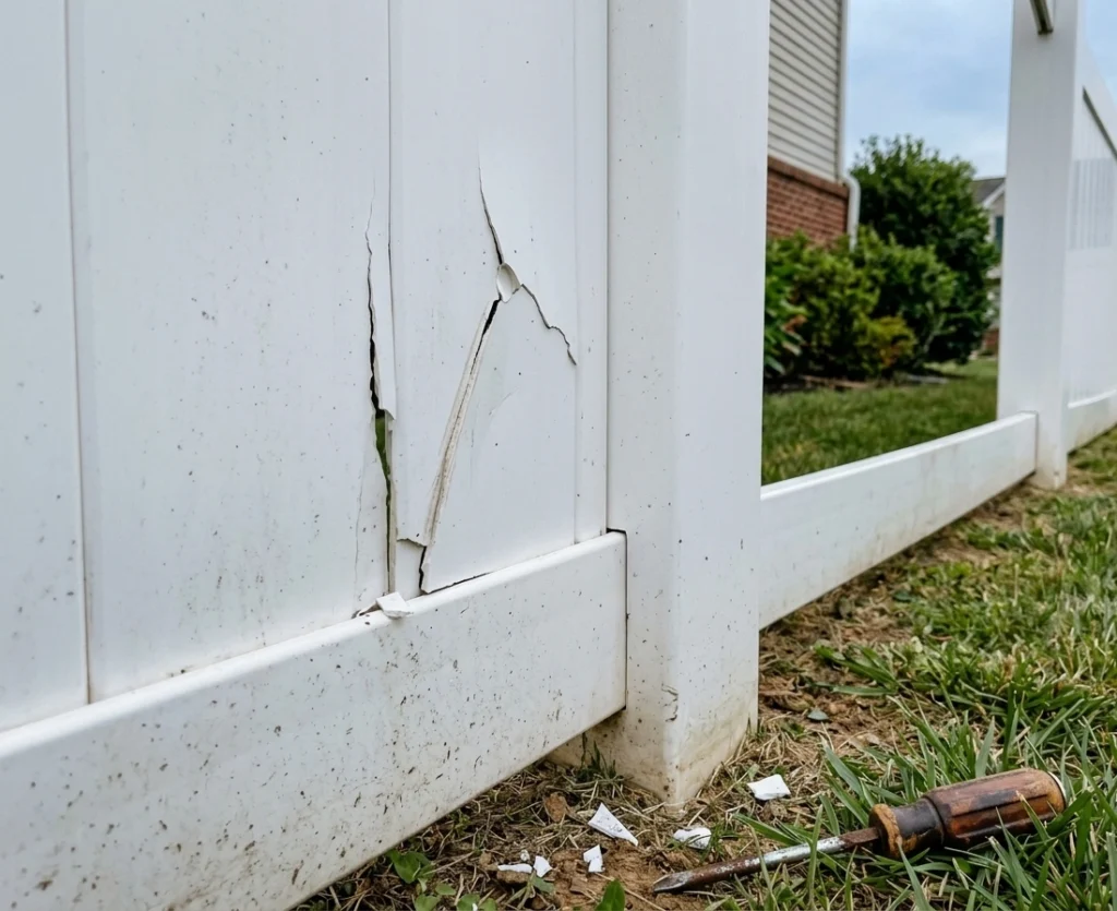 vinyl fence repair