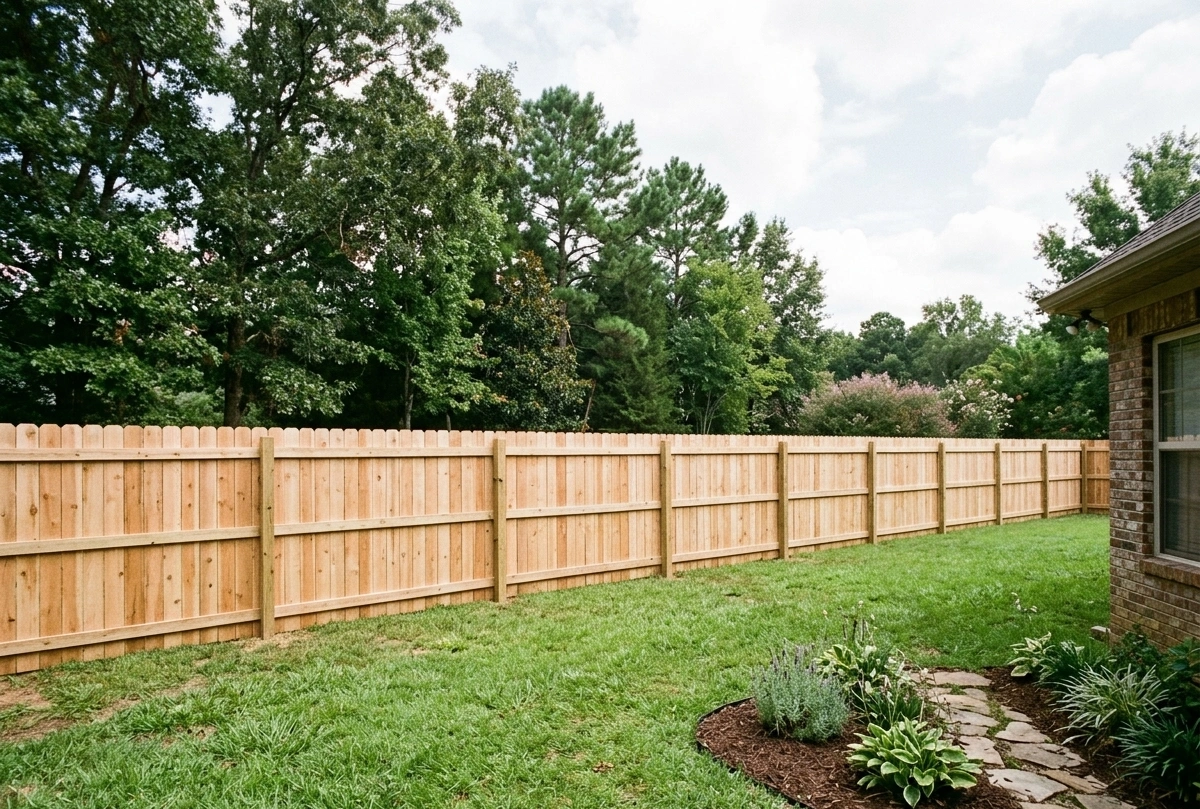 wood fence