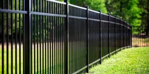 wrought iron fence