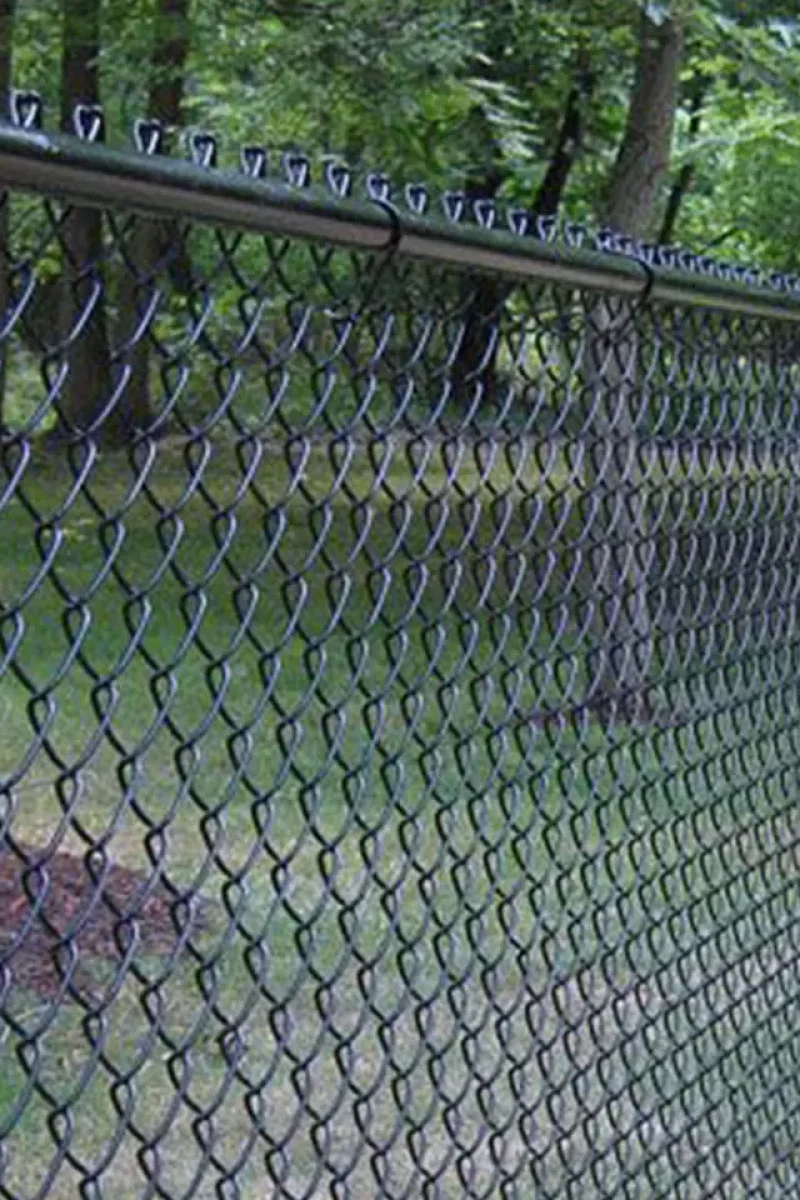 vinyl coated chain link fence